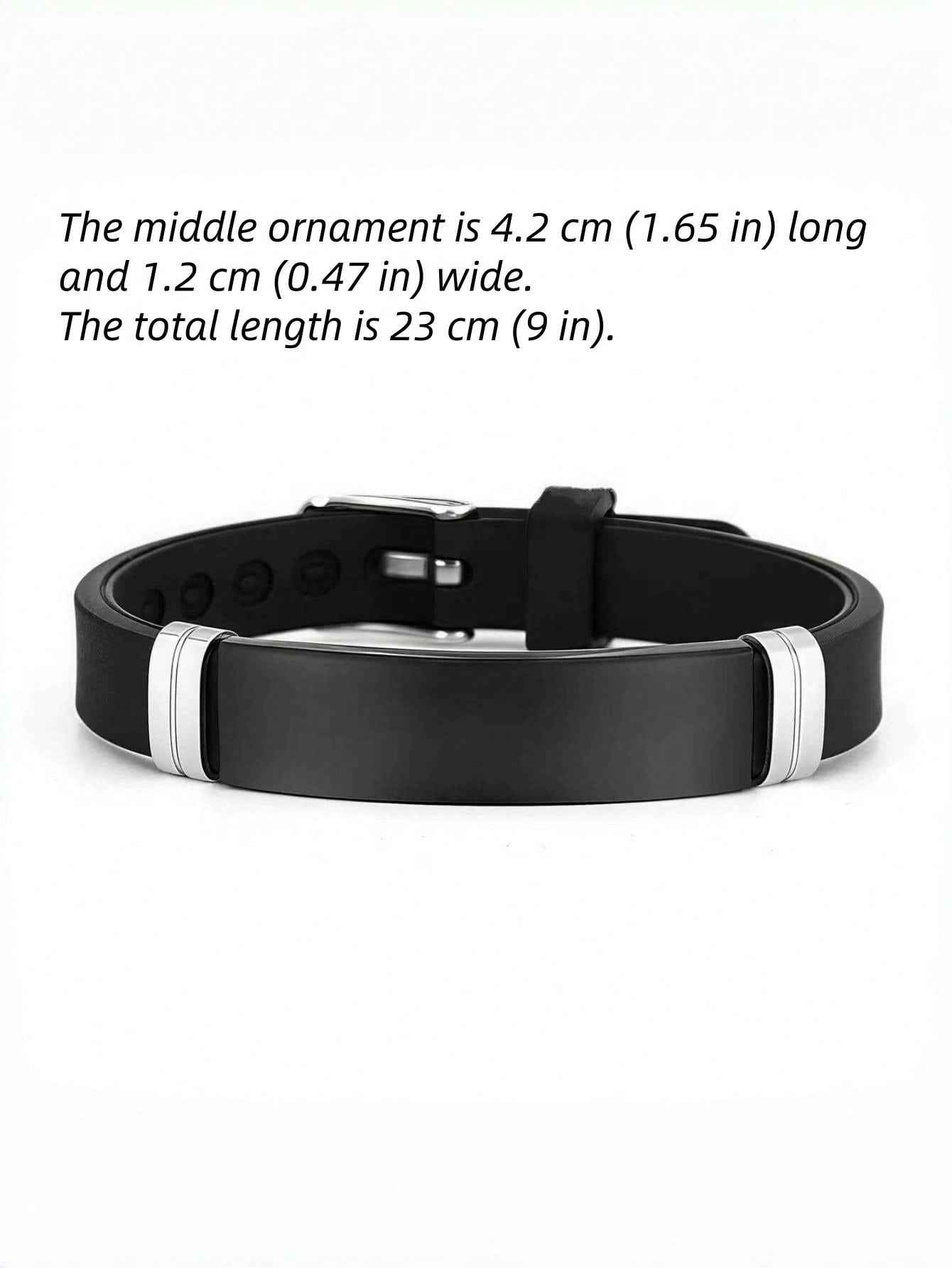 Custom Engraved Name Alloy Bracelet